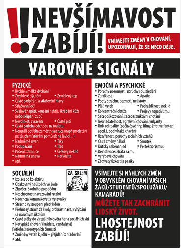leták - Varovné signály leták - Varovné signály