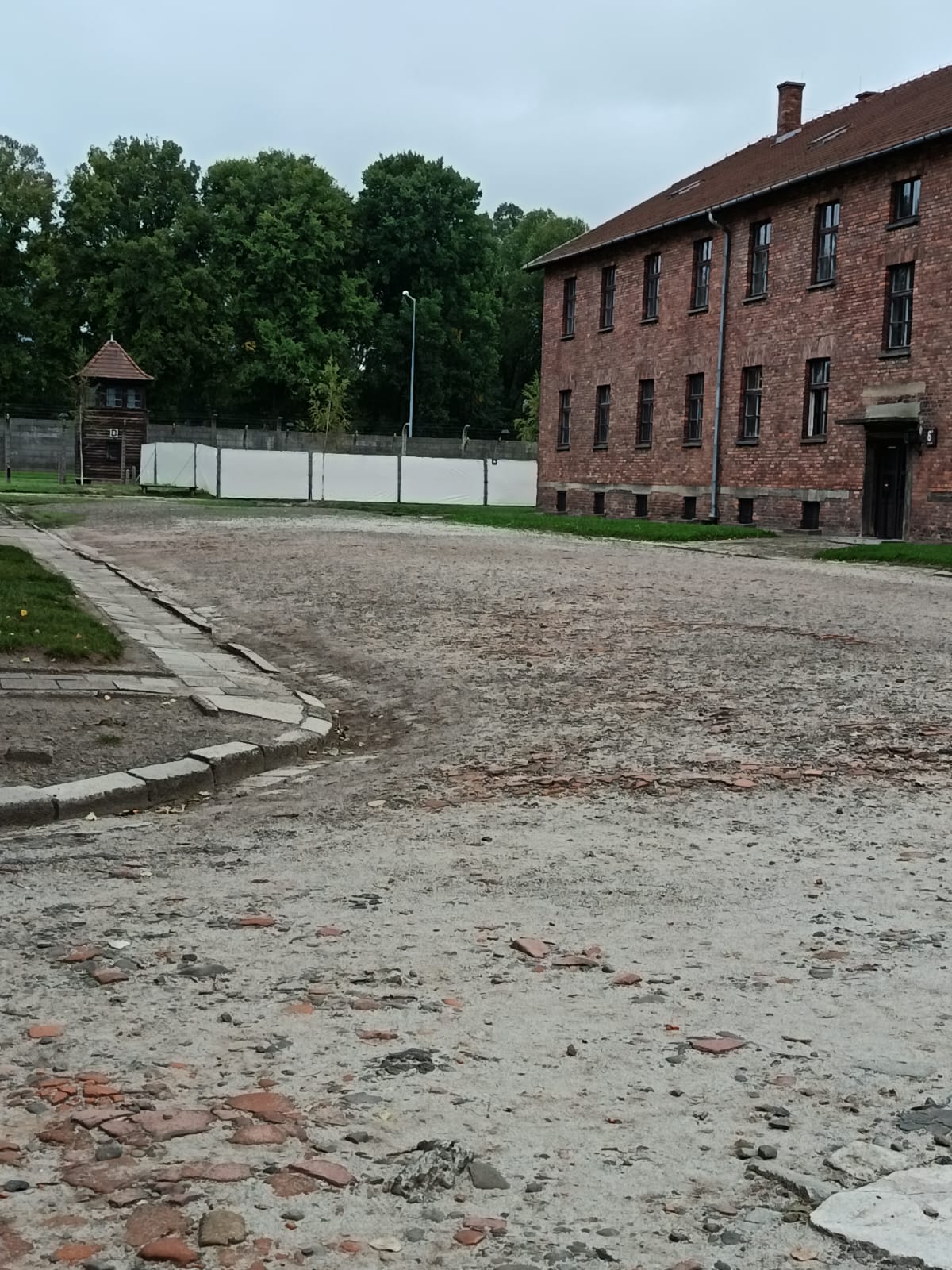 Chodníky v&nbsp;Auschwitz I