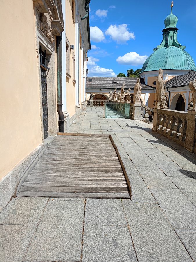Vstup do kaple