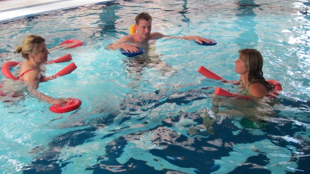 Rehabilitace v&nbsp;bazénu