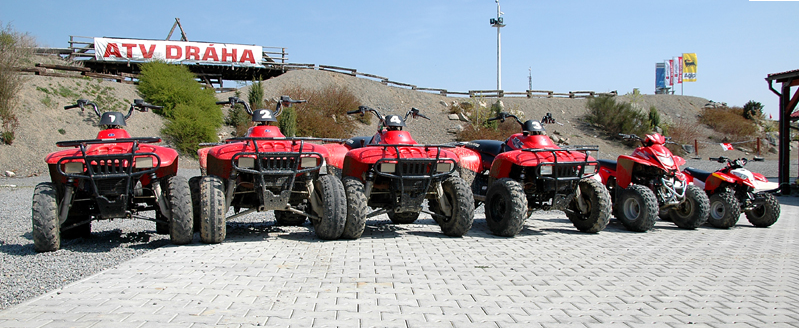 Půjčovna čtyřkolek v&nbsp;Dublovicích