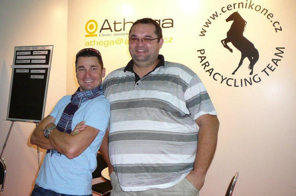Nejlepší handicapovaný cyklista všech dob Jirka Ježek a&nbsp;Tomáš Pouch